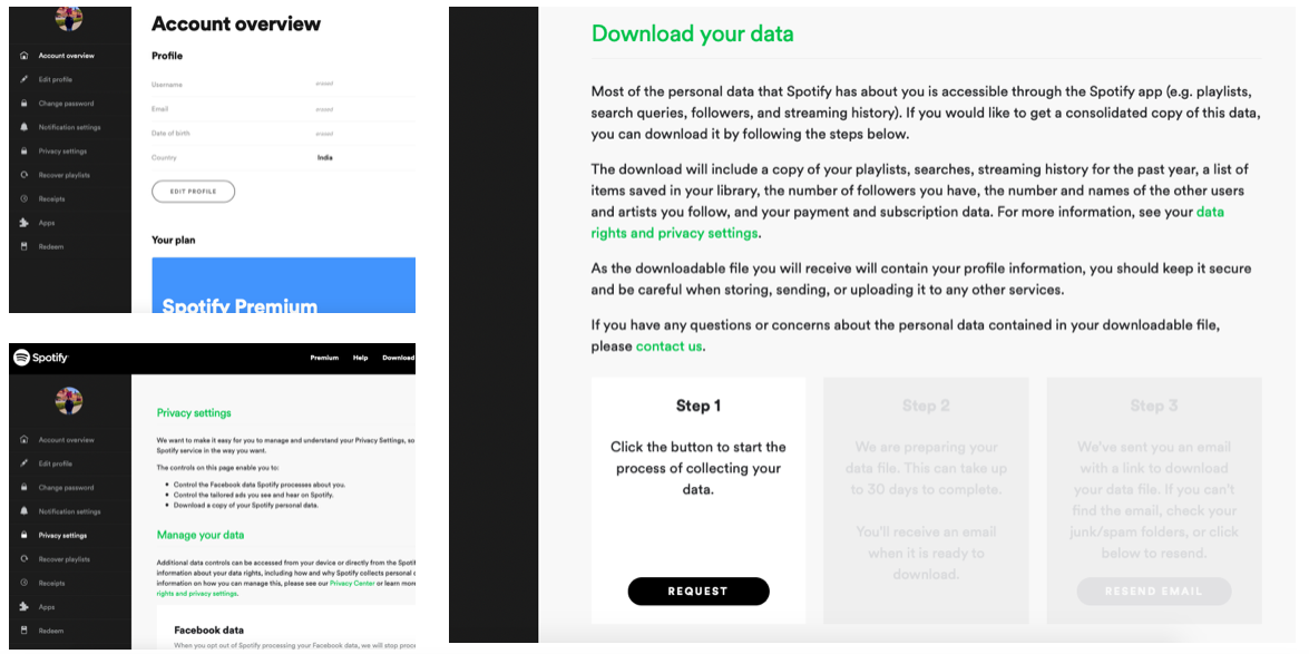 Spotify Data Download